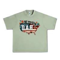 Oil Green All american dad Urban Heavy Tee - FaDigitalArtStudio