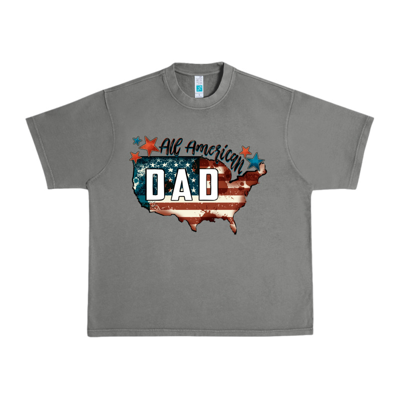 All American Dad Urban Heavy Tee by FaDigitalArtStudio | Teevron
