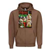 Chestnut christmas cocktail martini  air freshener Zipper Hoodie - AdoDesignShop