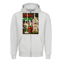 Dove Grey christmas cocktail martini  air freshener Zipper Hoodie - AdoDesignShop