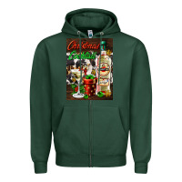 Sports Green christmas cocktail martini  air freshener Zipper Hoodie - AdoDesignShop