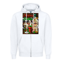 Christmas Cocktail Martini  Air Freshener Zipper Hoodie | Teevron
