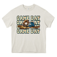 Cream game day baseball Heavy Core Tee - HowdyJamesFarm
