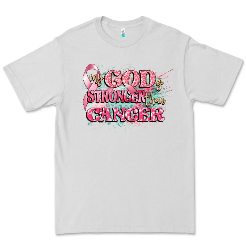 My God Is Stronger Than Cancer Premium Tee by CowGirlArtShop | Teevron