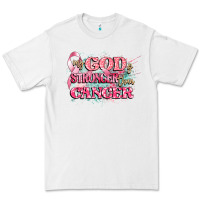 White my god is stronger than cancer Premium Tee - CowGirlArtShop