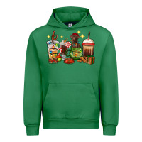 Emerald Christmas coffee cups with Labrador Urban Hoodie - RanaPortraitStore