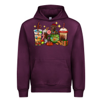 Mauve Wine Christmas coffee cups with Labrador Urban Hoodie - RanaPortraitStore