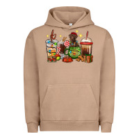 Pigment Burro Christmas coffee cups with Labrador Urban Hoodie - RanaPortraitStore