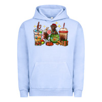 Pigment Grape Ice Christmas coffee cups with Labrador Urban Hoodie - RanaPortraitStore