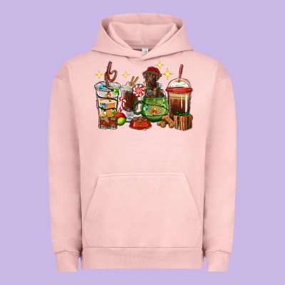 Christmas Coffee Cups With Labrador Urban Hoodie Designed By Ranaportraitstore
