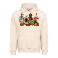 Sandshell Christmas coffee cups with Labrador Urban Hoodie - RanaPortraitStore