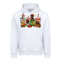 White Christmas coffee cups with Labrador Urban Hoodie - RanaPortraitStore