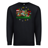 Black feliz navidad Premium Sweatshirt - JahusDesignShop