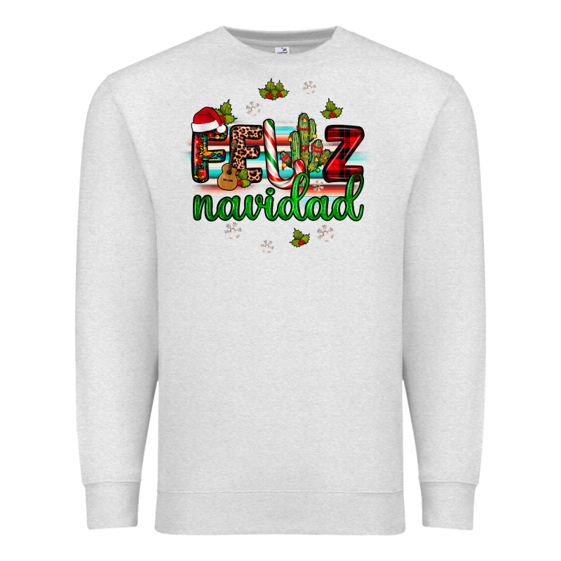 Feliz Navidad Premium Sweatshirt by JahusDesignShop | Teevron