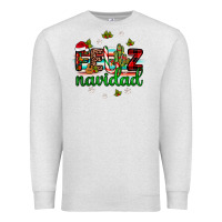 Oatmeal Heather feliz navidad Premium Sweatshirt - JahusDesignShop