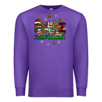 Purple feliz navidad Premium Sweatshirt - JahusDesignShop