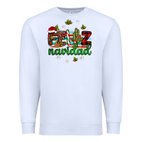 White feliz navidad Premium Sweatshirt - JahusDesignShop