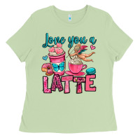 Matcha love you a latte Ladies Tee - OliviaCreatesArt