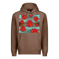 Chestnut Western Roses Premium Hoodie - LillyAllenDesigns