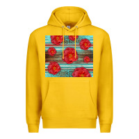 Lemon Western Roses Premium Hoodie - LillyAllenDesigns