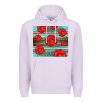 Lilac Western Roses Premium Hoodie - LillyAllenDesigns