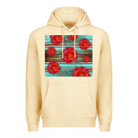 Pina Colada Western Roses Premium Hoodie - LillyAllenDesigns