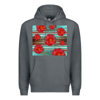 Rock Western Roses Premium Hoodie - LillyAllenDesigns