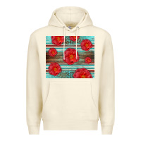 Sandshell Western Roses Premium Hoodie - LillyAllenDesigns