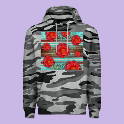 Western Roses Premium Hoodie Designed By Lillyallendesigns