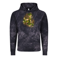 Cloud Black camouflage and leopard patch  1 Vintage Hoodie - BundleAndBundleShop