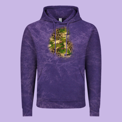 Camouflage And Leopard Patch  1 Vintage Hoodie Designed By Bundleandbundleshop