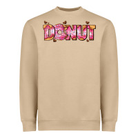 Donut With Donut And Hearts Heavyweight Sweatshirt | Teevron