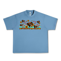 Pebble Blue western boxer dogs Urban Heavy Tee - Jasminsmagicworld