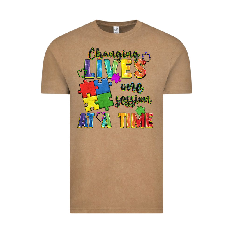 Changing Lives One Session At A Time Vintage Tee by FaDigitalArtStudio | Teevron