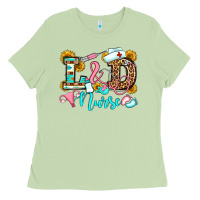 Matcha labor and delivery nurse Ladies Tee - OliviaCreatesArt
