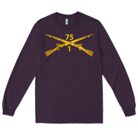 Plum 1st bn 75th infantry regiment ranger branch wo txt Long Sleeve Tee - maiPhamDesign