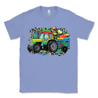 Colony Blue Autism farm tractor Classic Tee - CowGirlArtShop