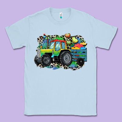 Autism Farm Tractor Classic Tee Designed By Cowgirlartshop