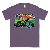 Lavender Autism farm tractor Classic Tee - CowGirlArtShop