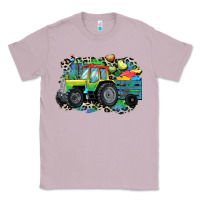 Lilac Autism farm tractor Classic Tee - CowGirlArtShop