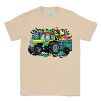 Mushroom Autism farm tractor Classic Tee - CowGirlArtShop