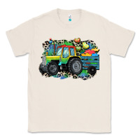 Natural Autism farm tractor Classic Tee - CowGirlArtShop