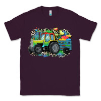 Plum Autism farm tractor Classic Tee - CowGirlArtShop