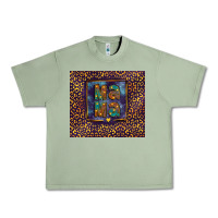 Oil Green Leopard mama Urban Heavy Tee - FaDigitalArtStudio