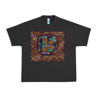 Pigment Black Leopard mama Urban Heavy Tee - FaDigitalArtStudio