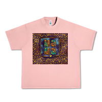 Salmon Leopard mama Urban Heavy Tee - FaDigitalArtStudio