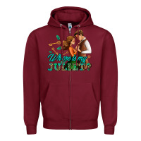 Burgundy where is my juliet Zipper Hoodie - AdoDesignShop