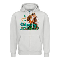 Dove Grey where is my juliet Zipper Hoodie - AdoDesignShop