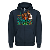 Navy where is my juliet Zipper Hoodie - AdoDesignShop