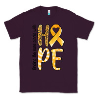 Plum finding the cure starts with hope childhood cancer awareness Classic Tee - Jasminsmagicworld